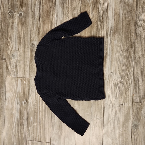 {5\$15}H&M  12-18M Blue/Pink/Gold Owl Sweater - Picture 4 of 6